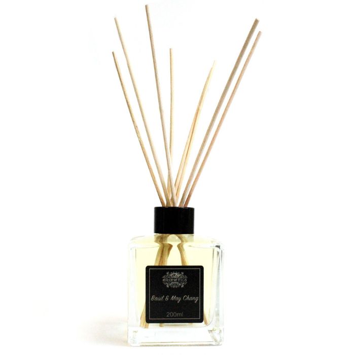 Parfum d'Intérieur aux Huiles Essentielles de basilic et de Maychang 200 ml