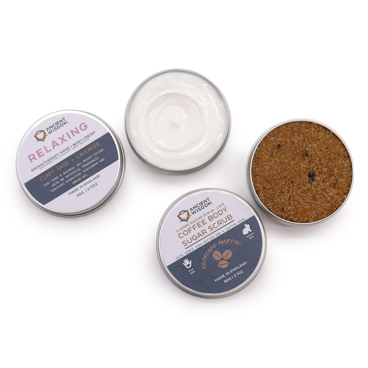 Coffret de Soins Relaxants Naturel Sucre-Café - Bien-Etre-Au-Quotidien.com