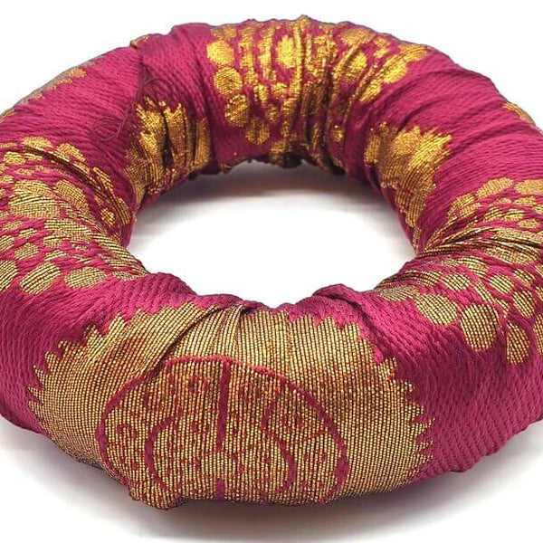 coussin rond pour bol_chantant_tibetain