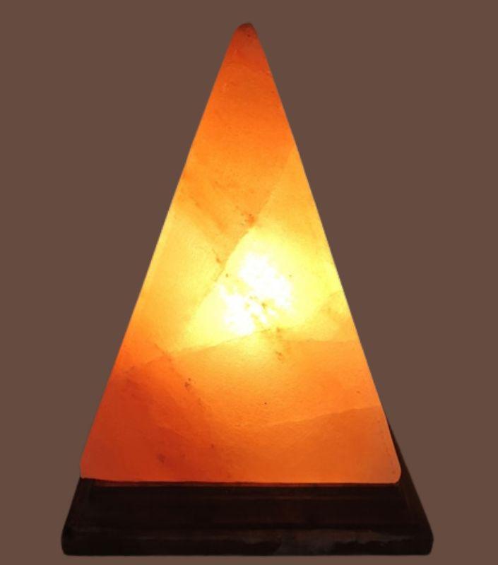 lampe de sel de l'Himalaya pyramide