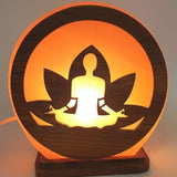 lampe de sel de l'Himalaya-yoga-meditation