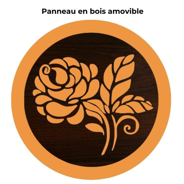 Panneau Fleur à feuilles XL