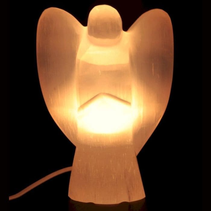 lampe de sélénite ange