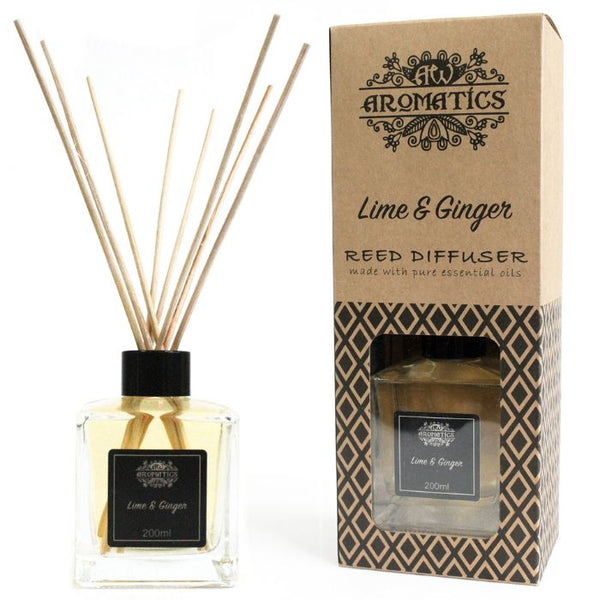 Parfum d'Intérieur aux Huiles Essentielles de citron vert et de gingembre 200 ml