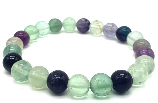 bracelet-fluorite-8mm en pierres naturelles de qualité, certifiées