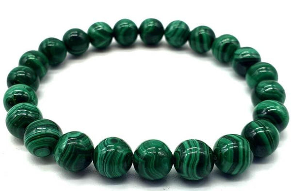 Bracelet en Malachite AA - "Pierre d'Équilibre Émotionnel" Naturelle - Bien-Etre-Au-Quotidien