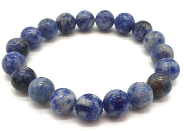 Bracelet en Sodalite - "Pierre de Clarté Mentale" Naturelle - Bien-Etre-Au-Quotidien