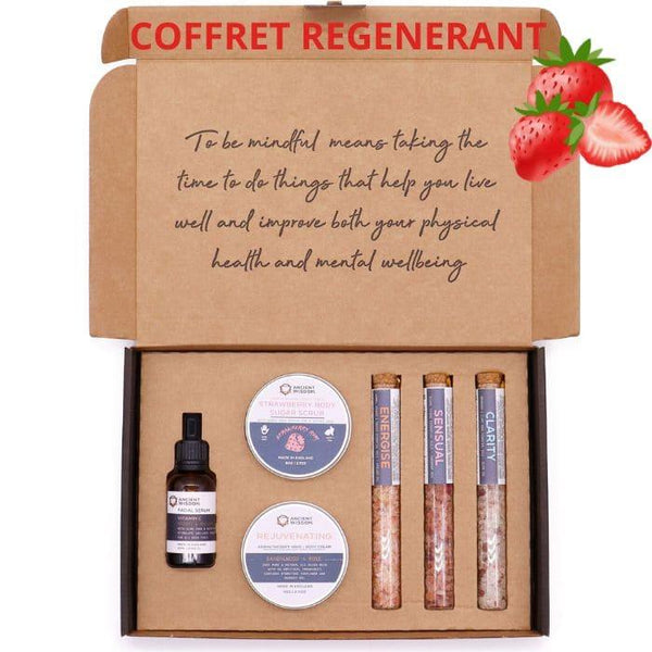 Coffret de Soins Régénérant Naturel Sucre-Fraise - Bien-Etre-Au-Quotidien.com