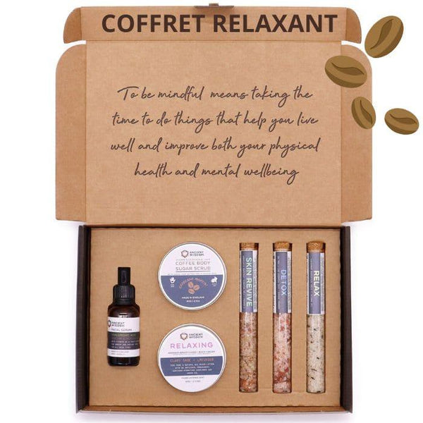 Coffret de Soins Relaxants Naturel Sucre-Café - Bien-Etre-Au-Quotidien.com