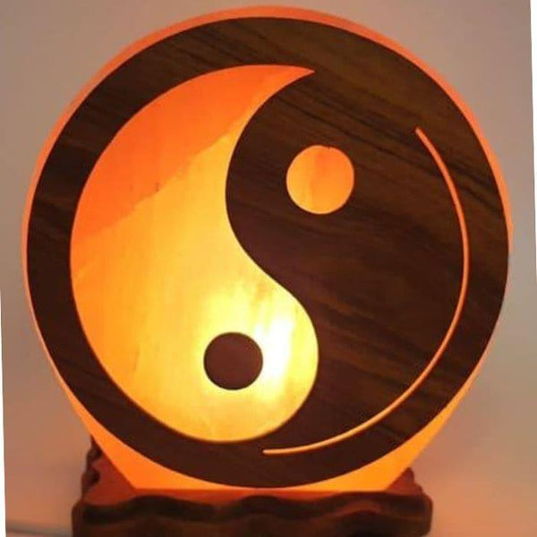 Lampe en Pierre de Sel de l'Himalaya - Yin-Yang - Bien-Etre-Au-Quotidien.com