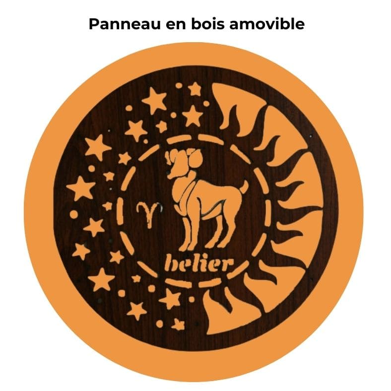 Lampe en Pierre de Sel de l'Himalaya - Astro Bélier